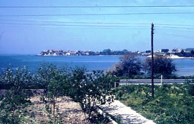 Das Meer vor der Haustr,der Ort heit Strozanac.