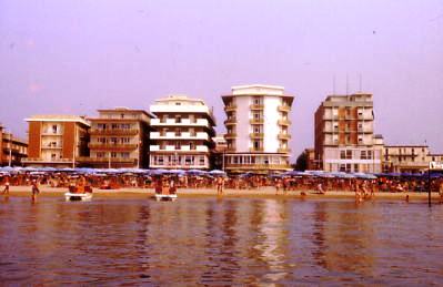 Strand und Hotels in Bellaria  Italien