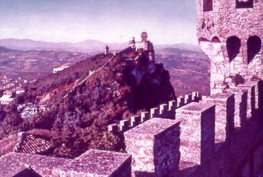 San Marino,seit 1862 unter italienischen Schutz stehender europischer Zwergstaat.
