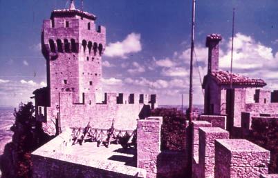 San Marino auf dem Monte Titano.