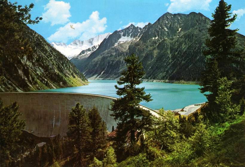 Schlegeital - Blick ber den Stausee  -  sterreich